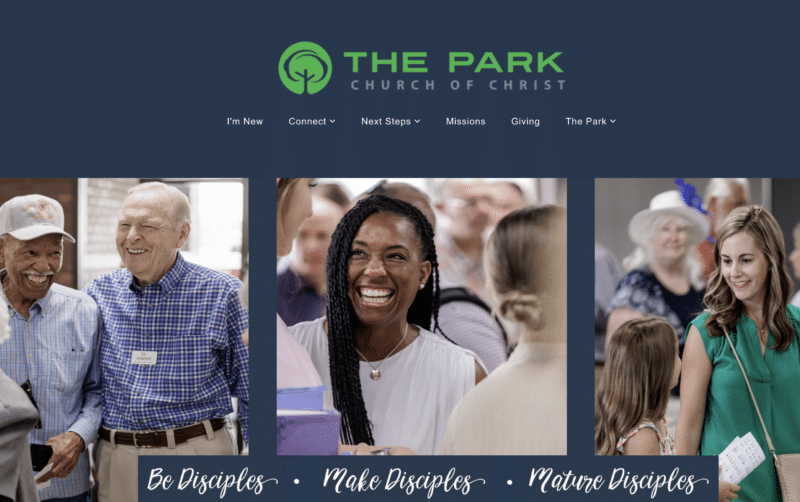 The Park Church SEO Search Engine Optimization project image